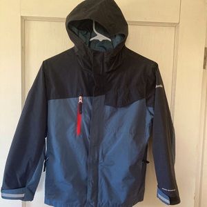 Columbia Sportswear Boys 10/12 Hooded Rain Jacket